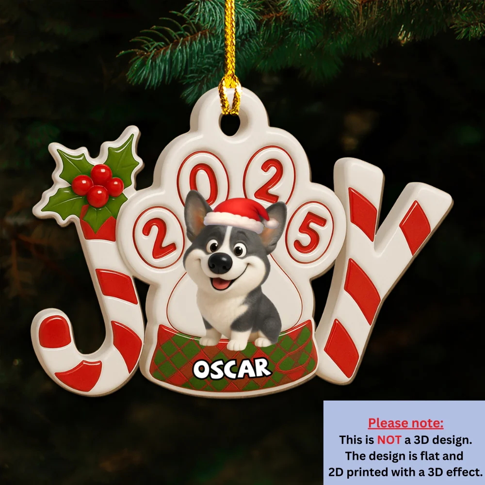 You Are My Joy - Personalized Custom 3D Effect Wood Ornament - Image 5