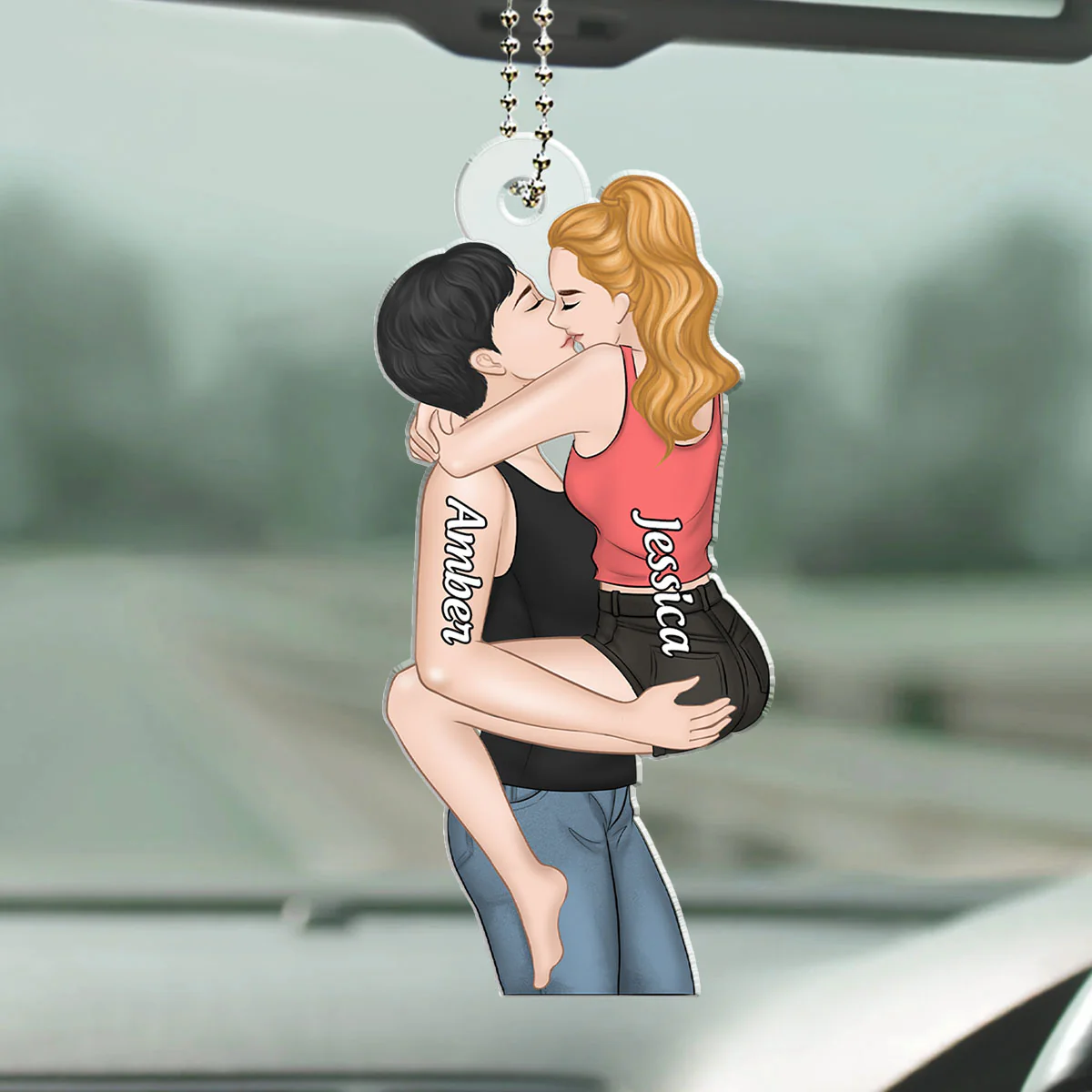 You Are My Love - Personalized Custom Car Ornament