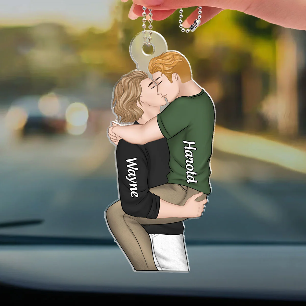 You Are My Love - Personalized Custom Car Ornament - Image 3