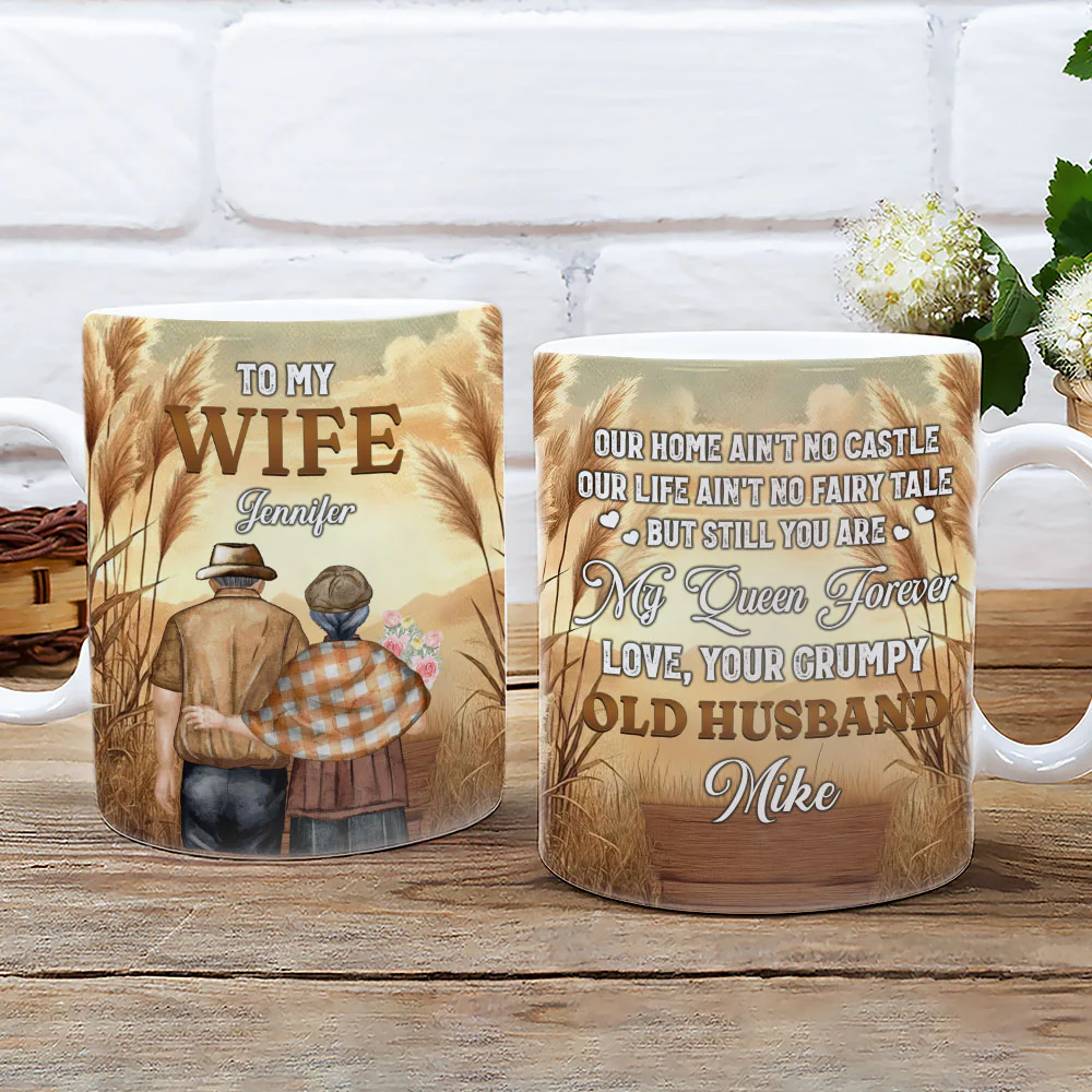 You Are My Queen Forever - Personalized Custom Coffee Mug - Image 3