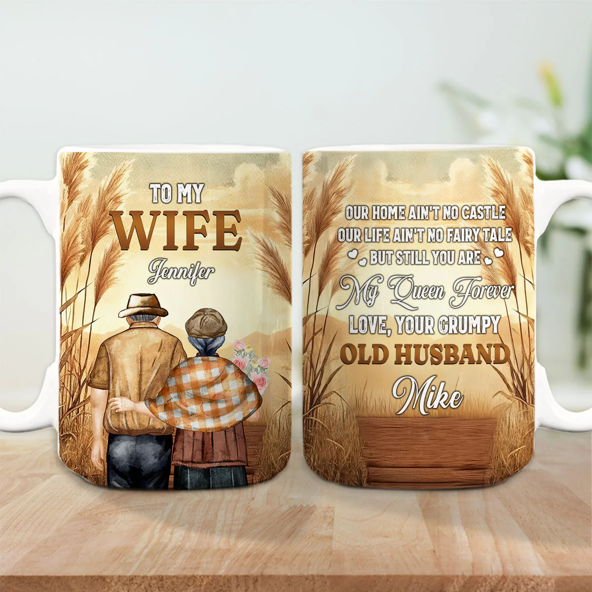 You Are My Queen Forever - Personalized Custom Coffee Mug - Image 6