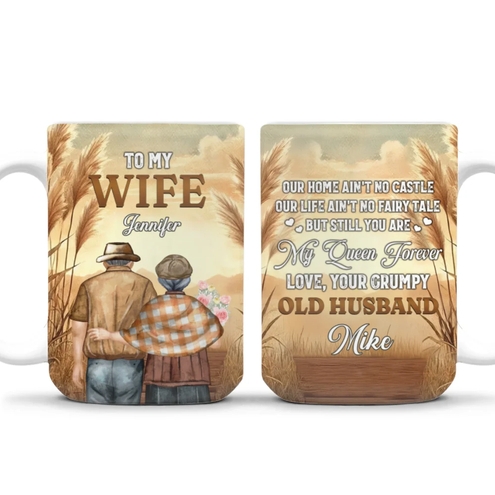 You Are My Queen Forever - Personalized Custom Coffee Mug - Image 8