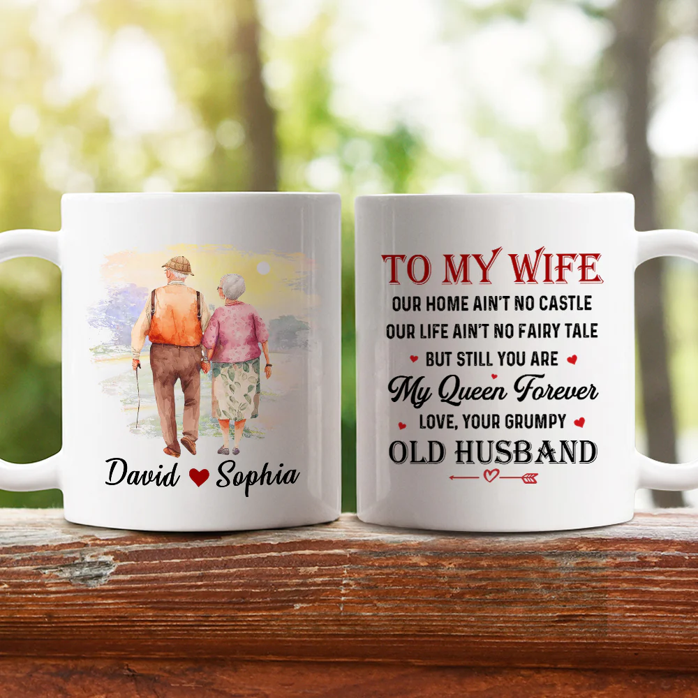 You Are My Queen - Personalized Custom Coffee Mug - Image 2