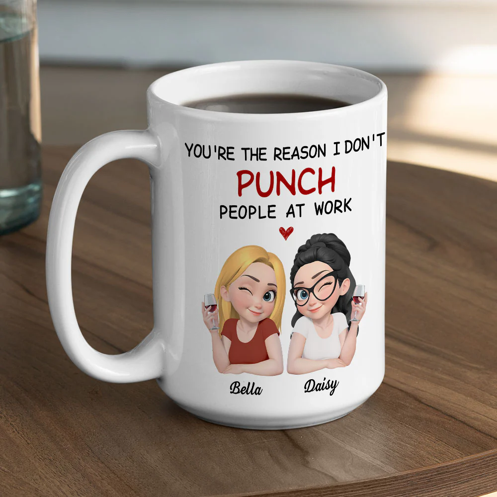 You Are My Reason - Personalized Custom Coffee Mug - Image 5