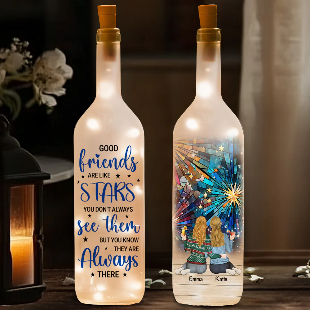 You Are My Shooting Star - Personalized Custom Bottle Lamp - Image 3