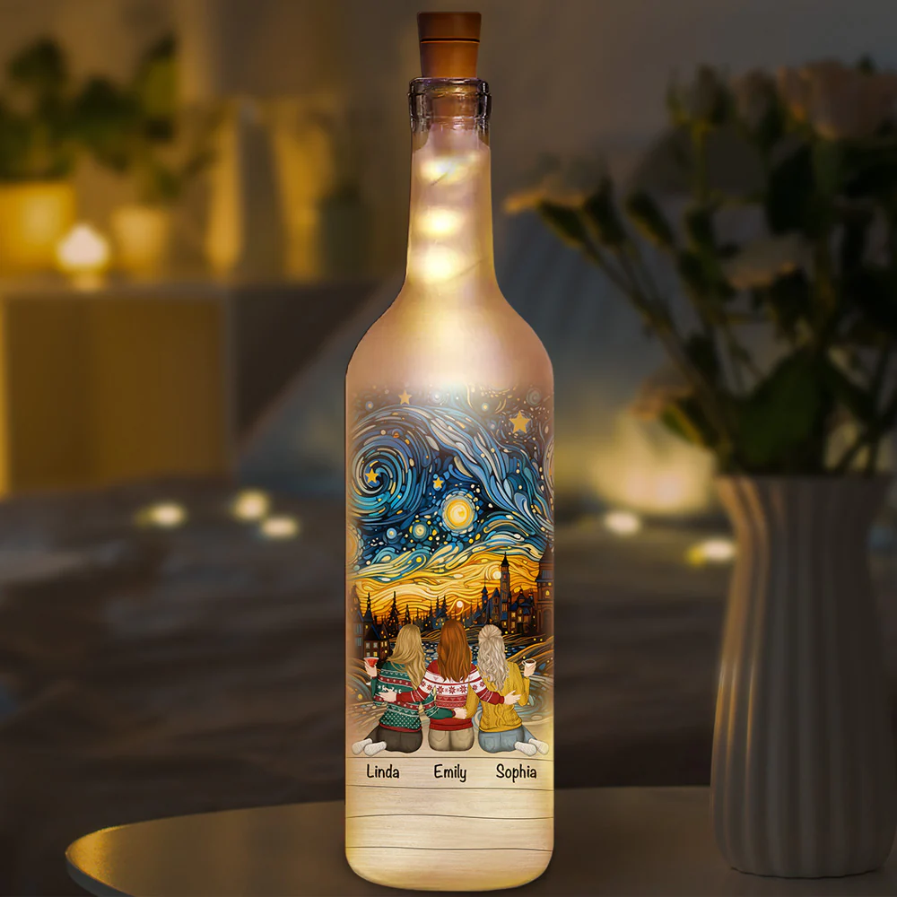 You Are My Shooting Star - Personalized Custom Bottle Lamp - Image 5