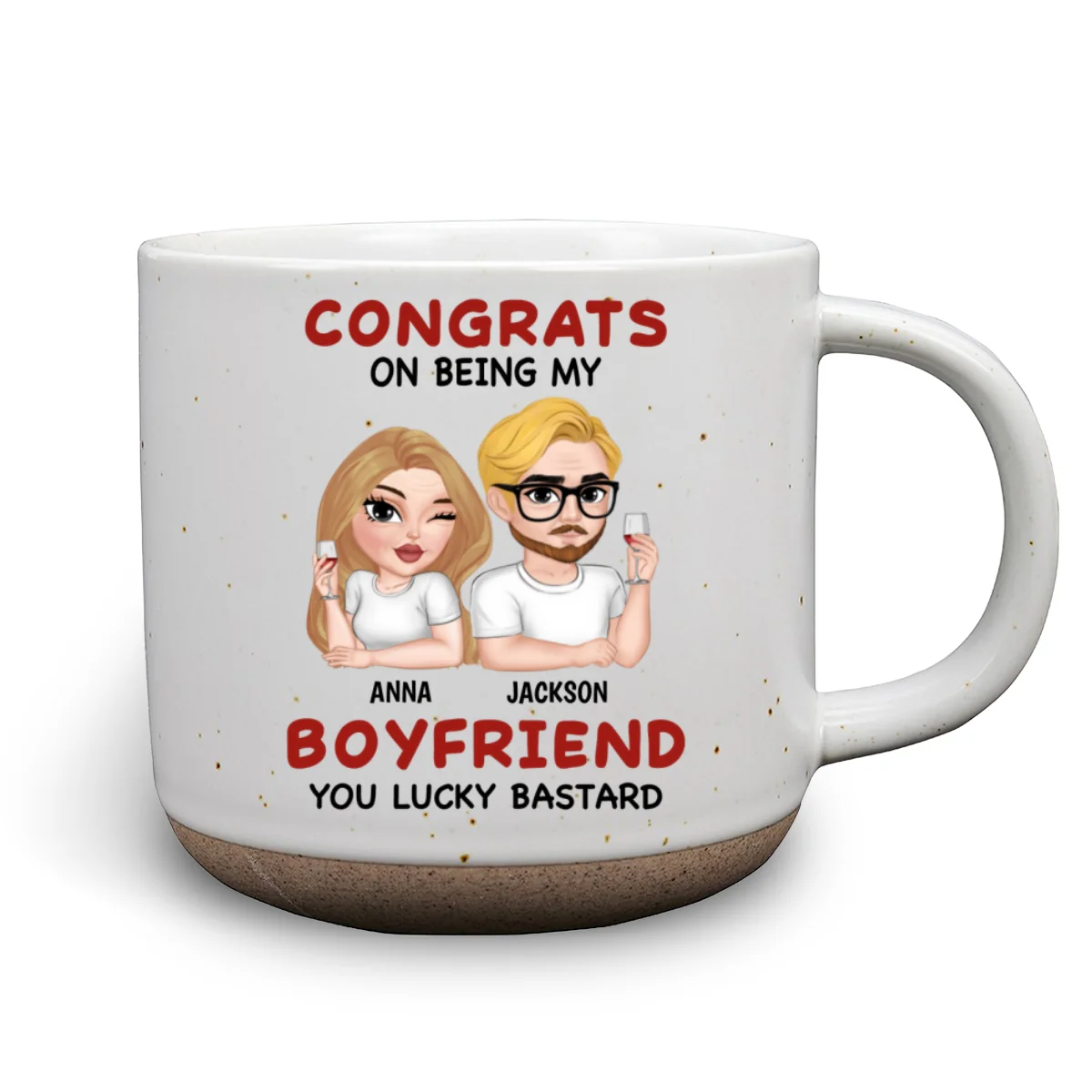 You Are My Soul - Personalized Custom Pottery Mug - Image 8
