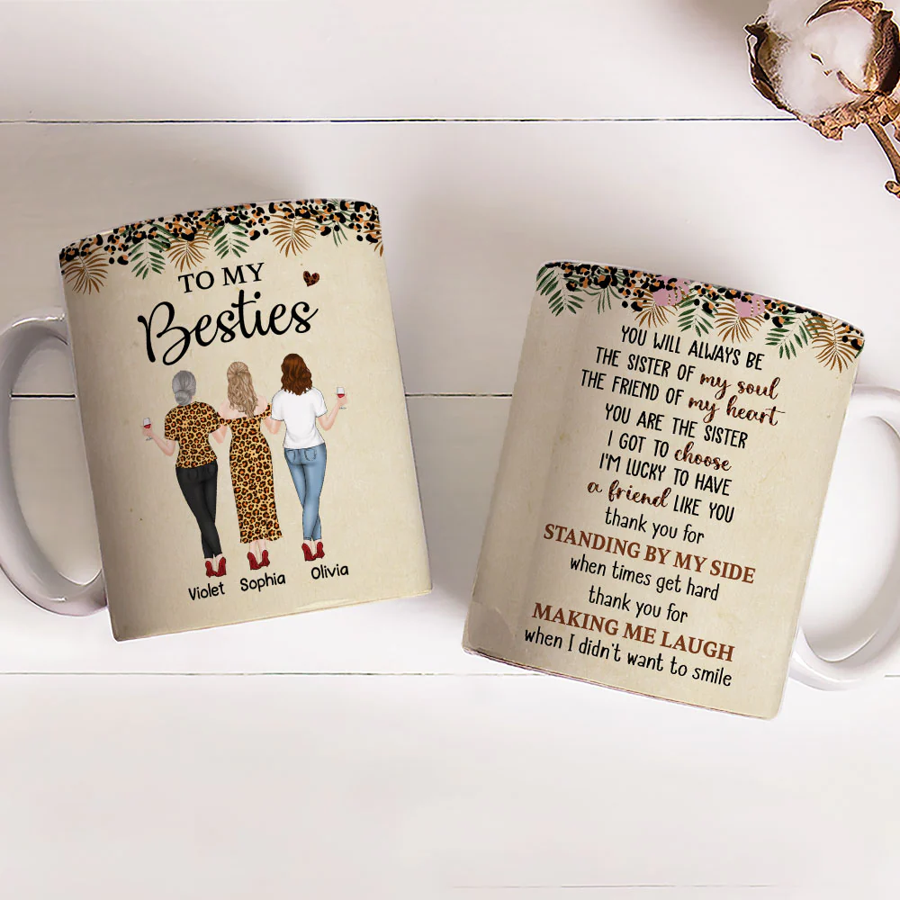 You Are My Soul Sister - Personalized Custom Coffee Mug - Image 2