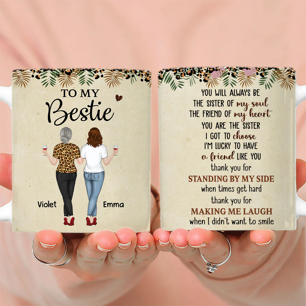 You Are My Soul Sister - Personalized Custom Coffee Mug - Image 3
