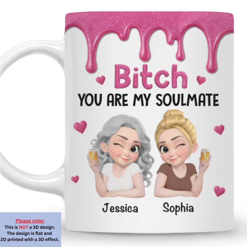 You Are My Soulmate - Personalized Custom Coffee Mug - Image 8