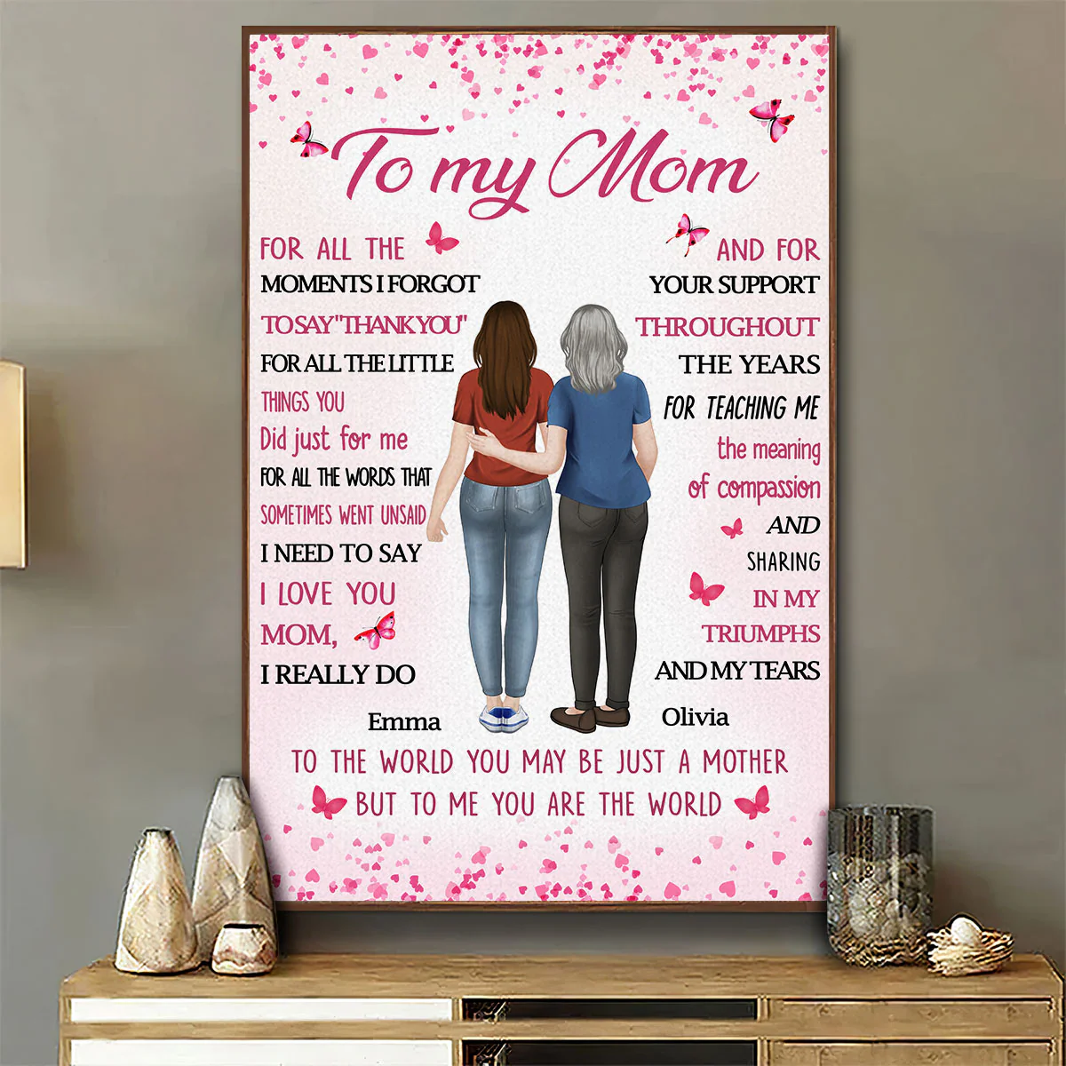 You Are My World - Personalized Custom Poster