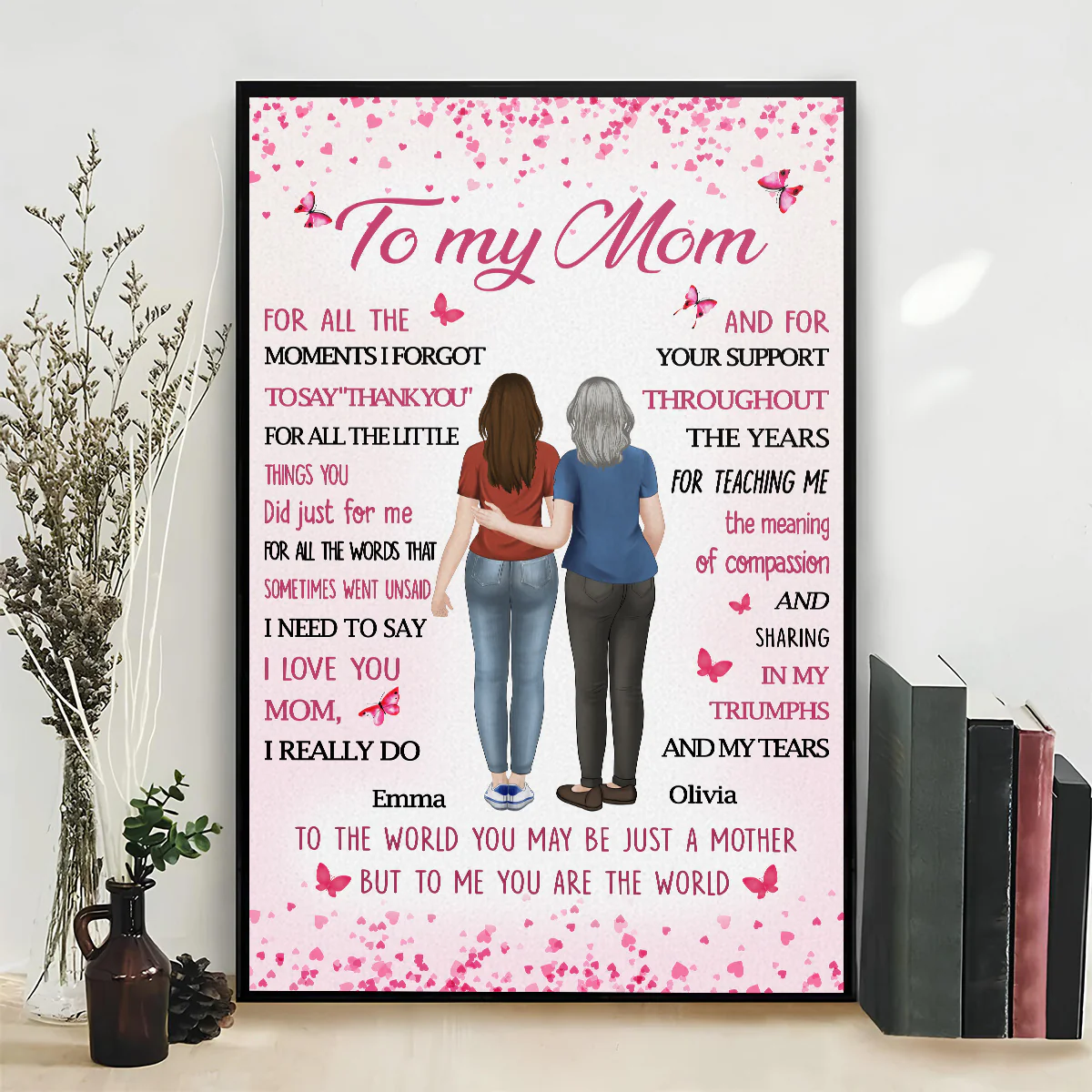 You Are My World - Personalized Custom Poster - Image 2