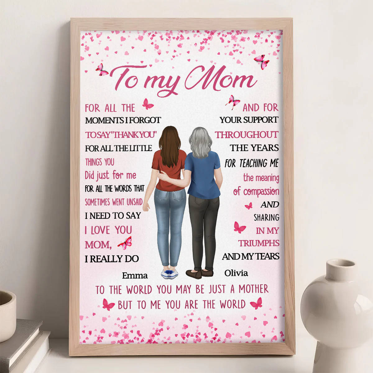You Are My World - Personalized Custom Poster - Image 3