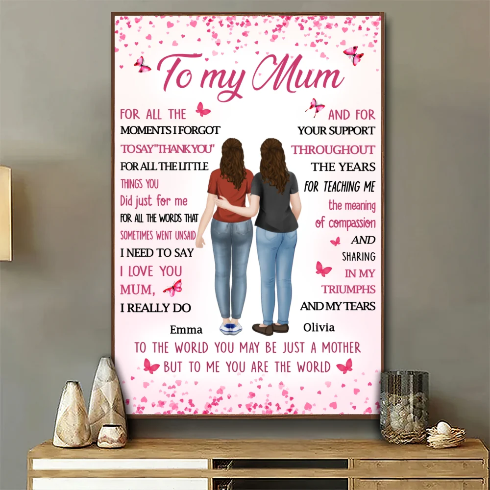You Are My World - Personalized Custom Poster - Image 7