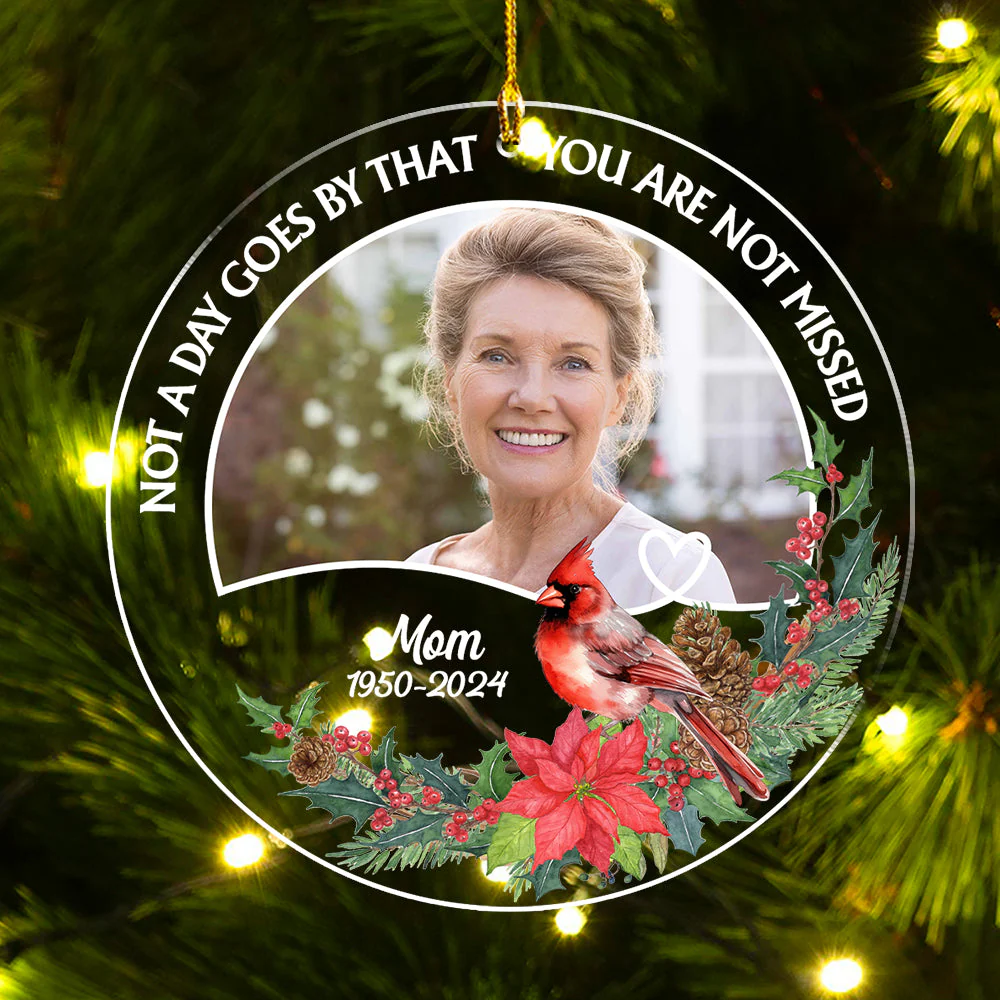 You Are Not Missed - Personalized Custom Acrylic Ornament - Image 5