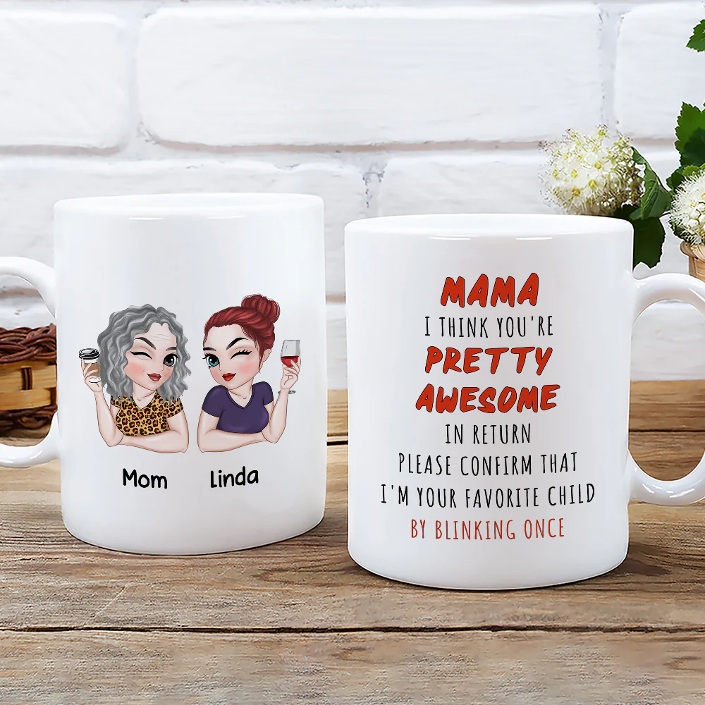 You Are Pretty Awesome - Personalized Custom Coffee Mug - Image 3