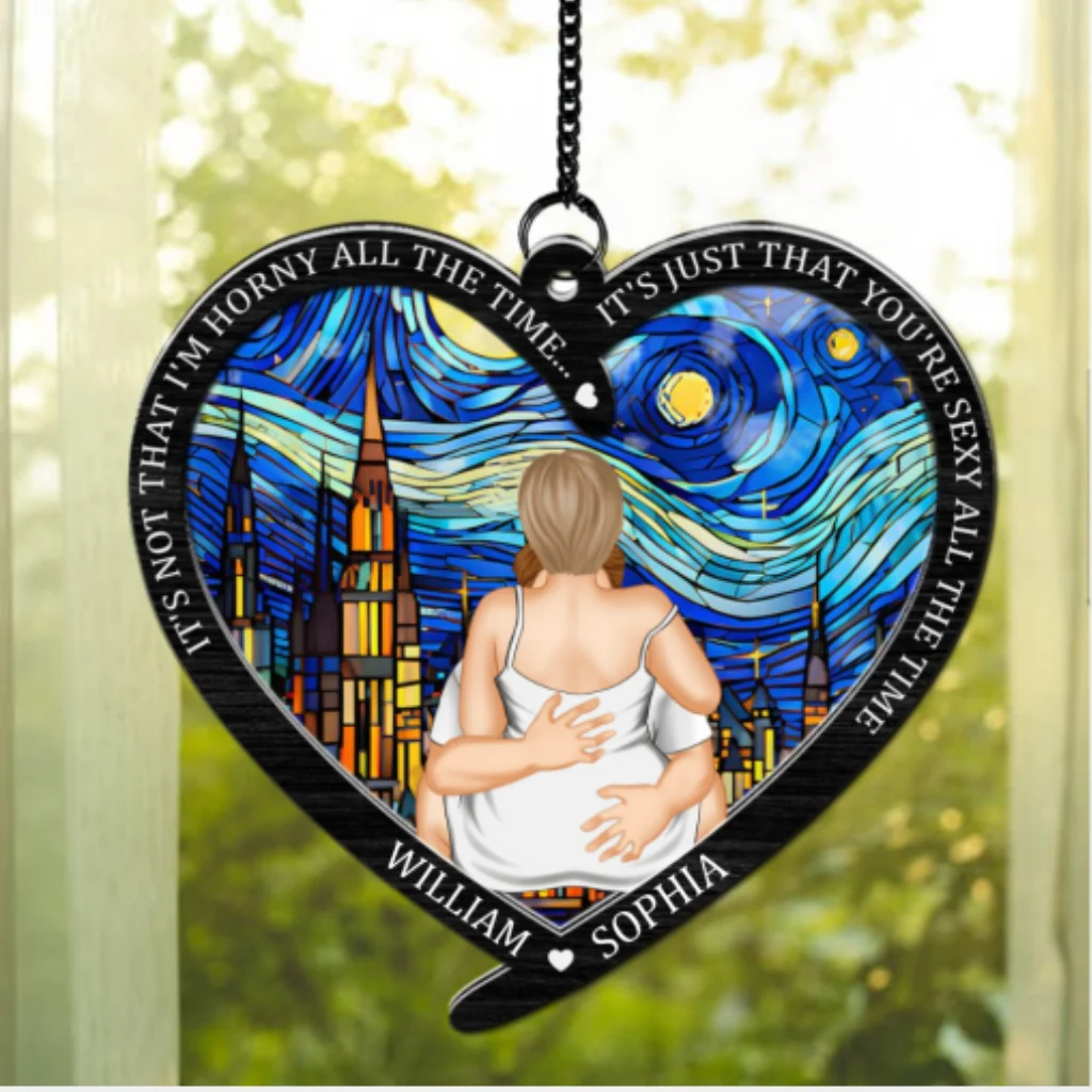You Are Sexy All The Time - Personalized Custom Suncatcher - Image 5