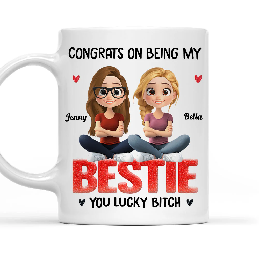 You Are So Lucky - Personalized Custom Coffee Mug