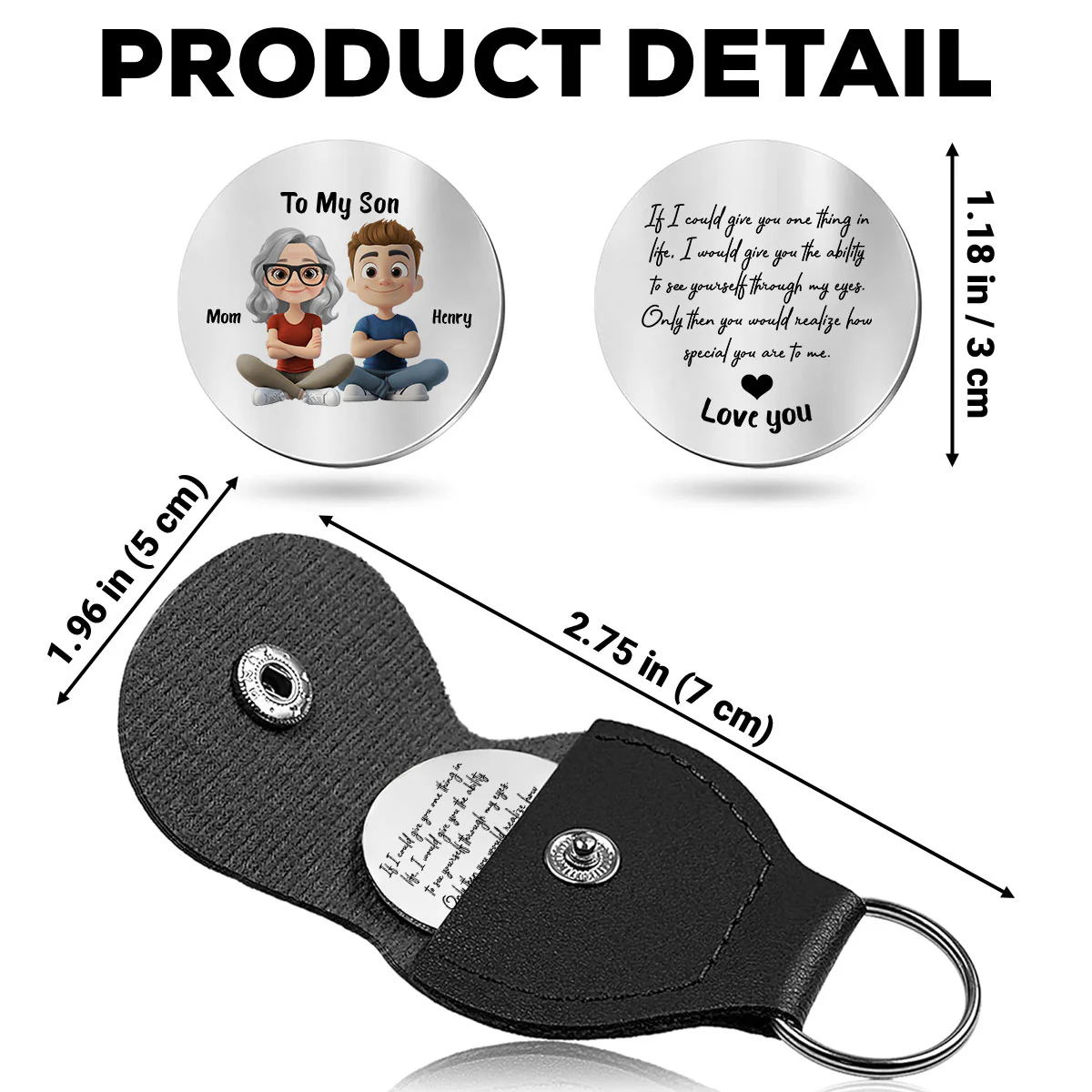 You Are Special - Personalized Custom Pocket Hug - Image 5
