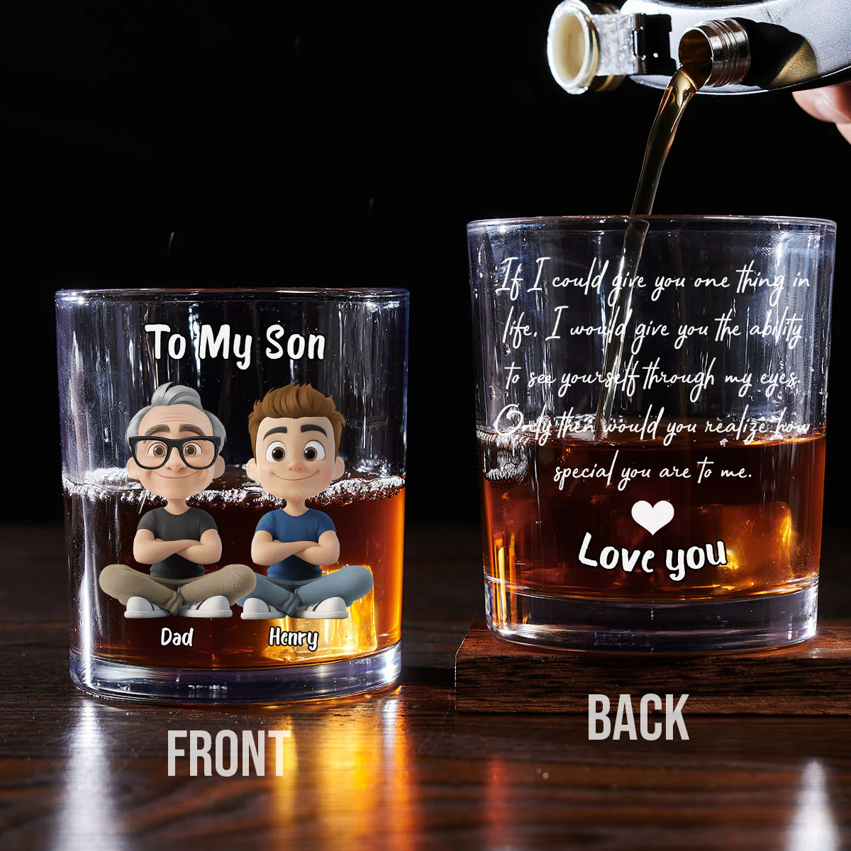 You Are Special - Personalized Custom Whiskey Glass