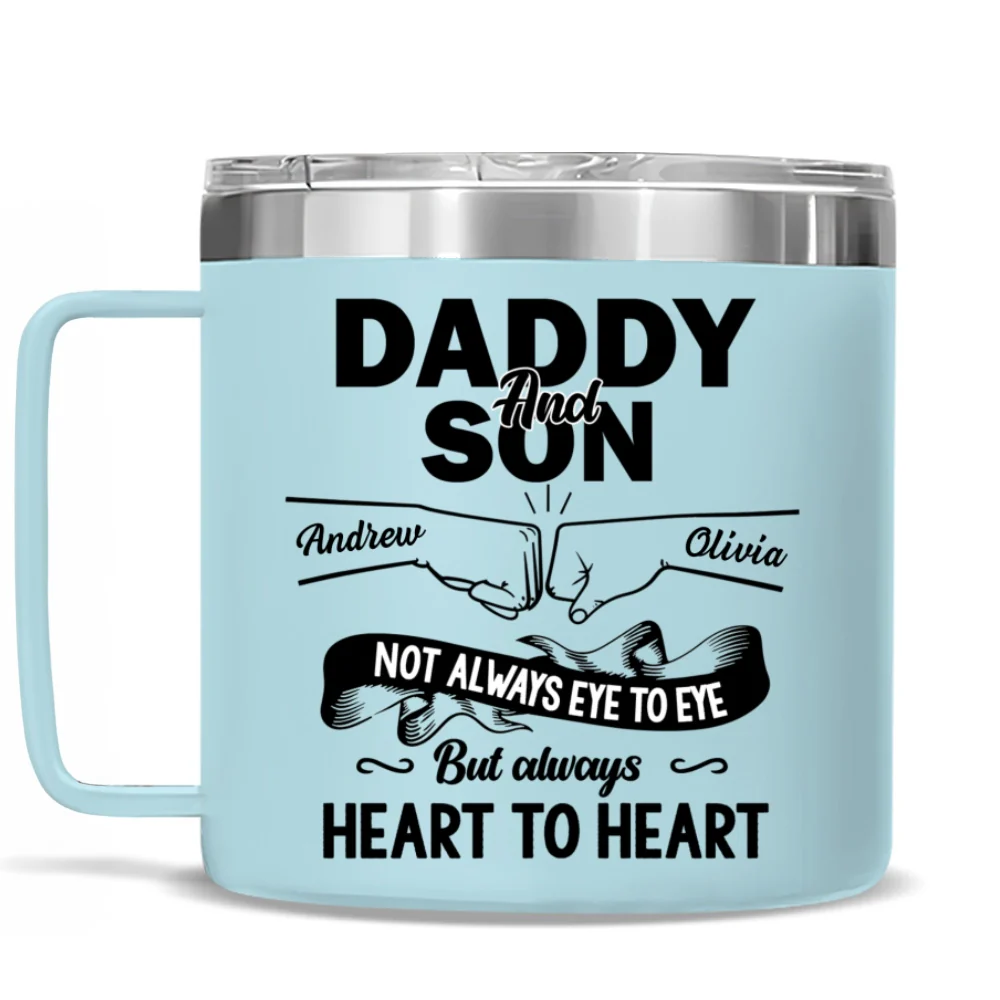 You Are The Best - Personalized Custom 14oz Stainless Steel Tumbler With Handle - Image 6