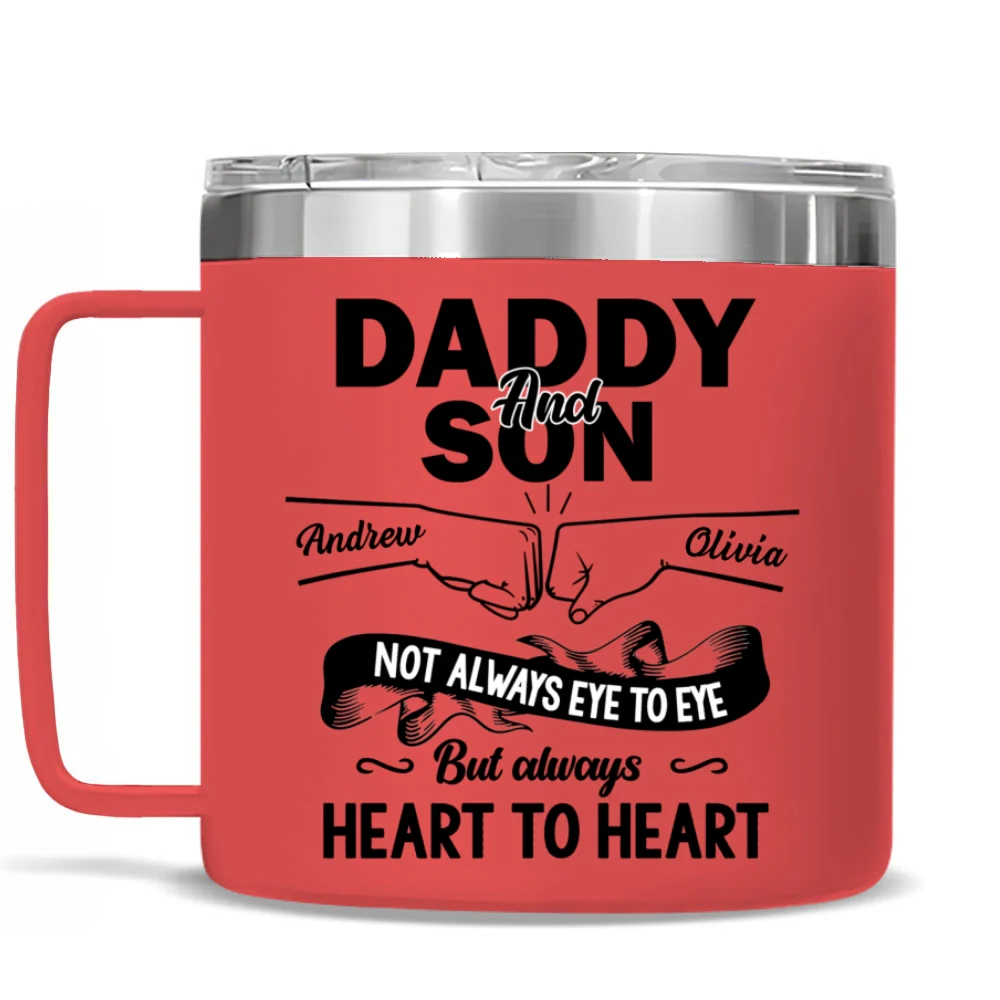 You Are The Best - Personalized Custom 14oz Stainless Steel Tumbler With Handle - Image 7