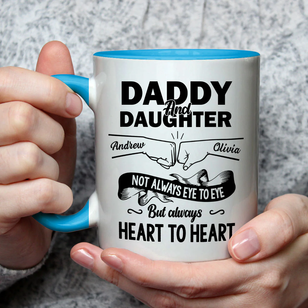 You Are The Best - Personalized Custom Accent Mug - Image 3