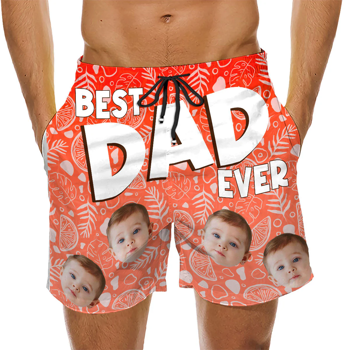 You Are The Best - Personalized Custom Beach Shorts - Image 2