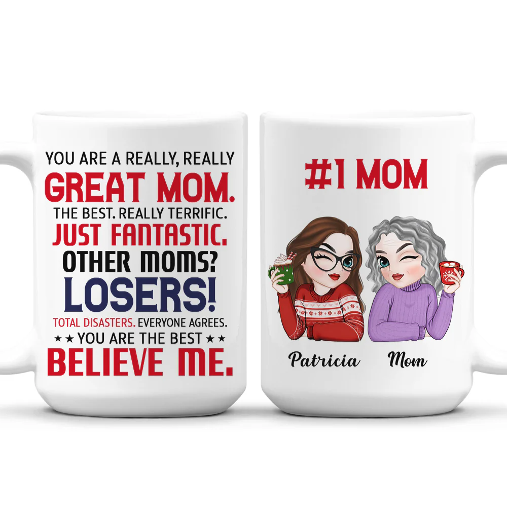 You Are The Best - Personalized Custom Coffee Mug - Image 2