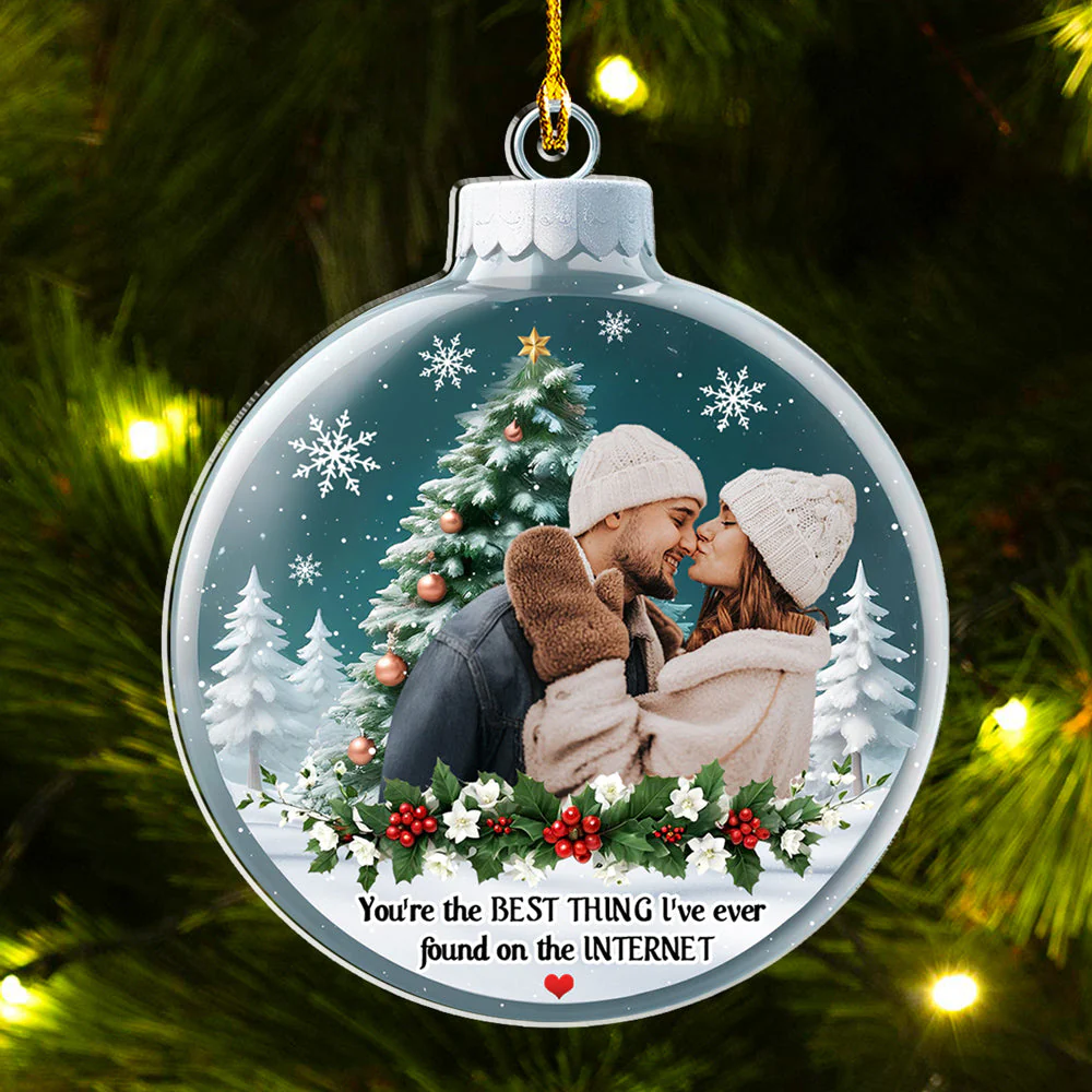 You Are The Best Thing About Me - Personalized Custom Acrylic Ornament - Image 2