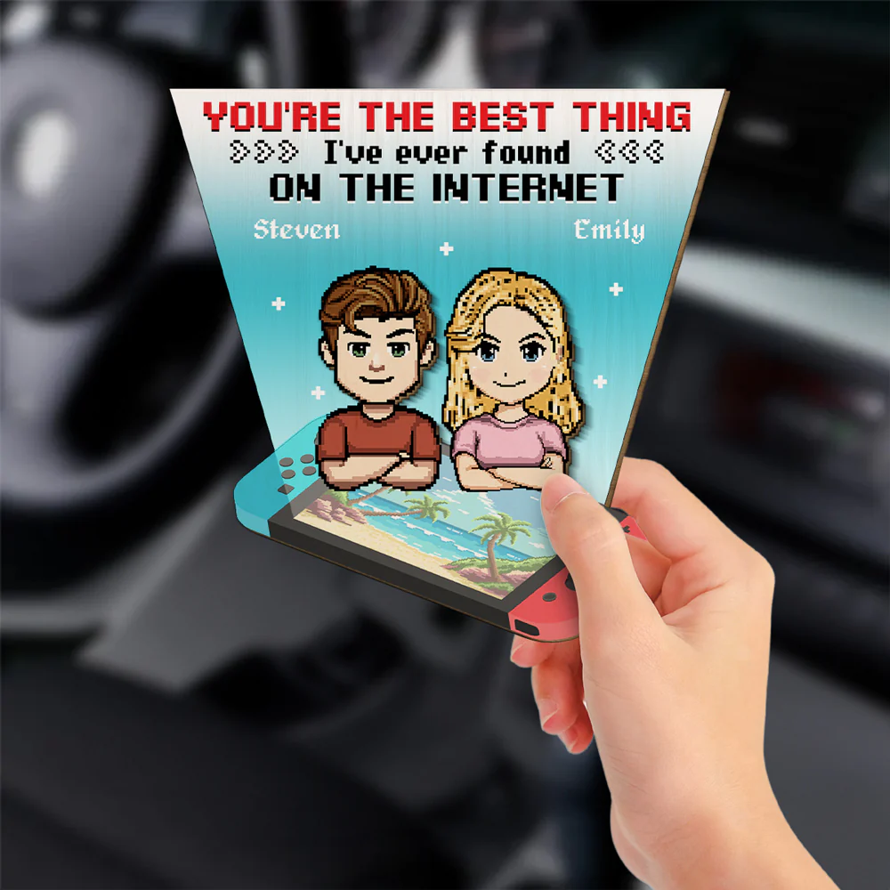You Are The Best Thing - Personalized Custom Car Visor Clip - Image 2
