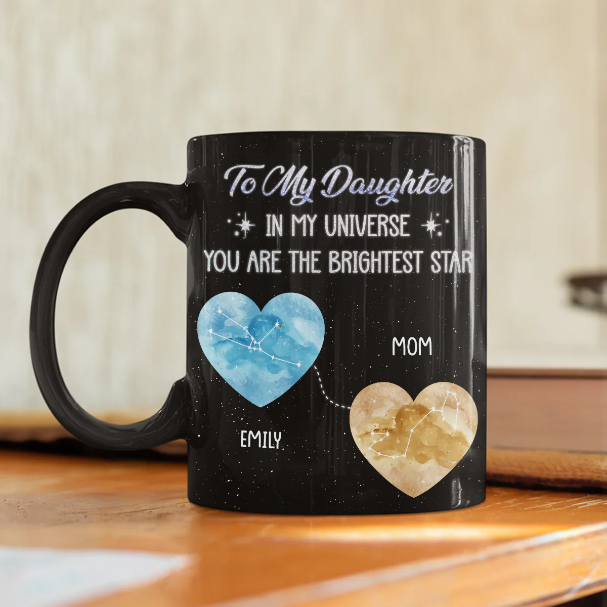 You Are The Brightest Star - Personalized Custom Coffee Mug - Image 2