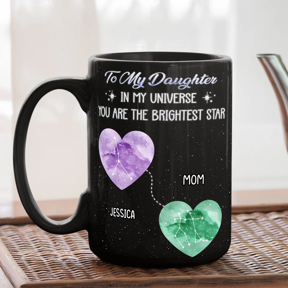 You Are The Brightest Star - Personalized Custom Coffee Mug - Image 3