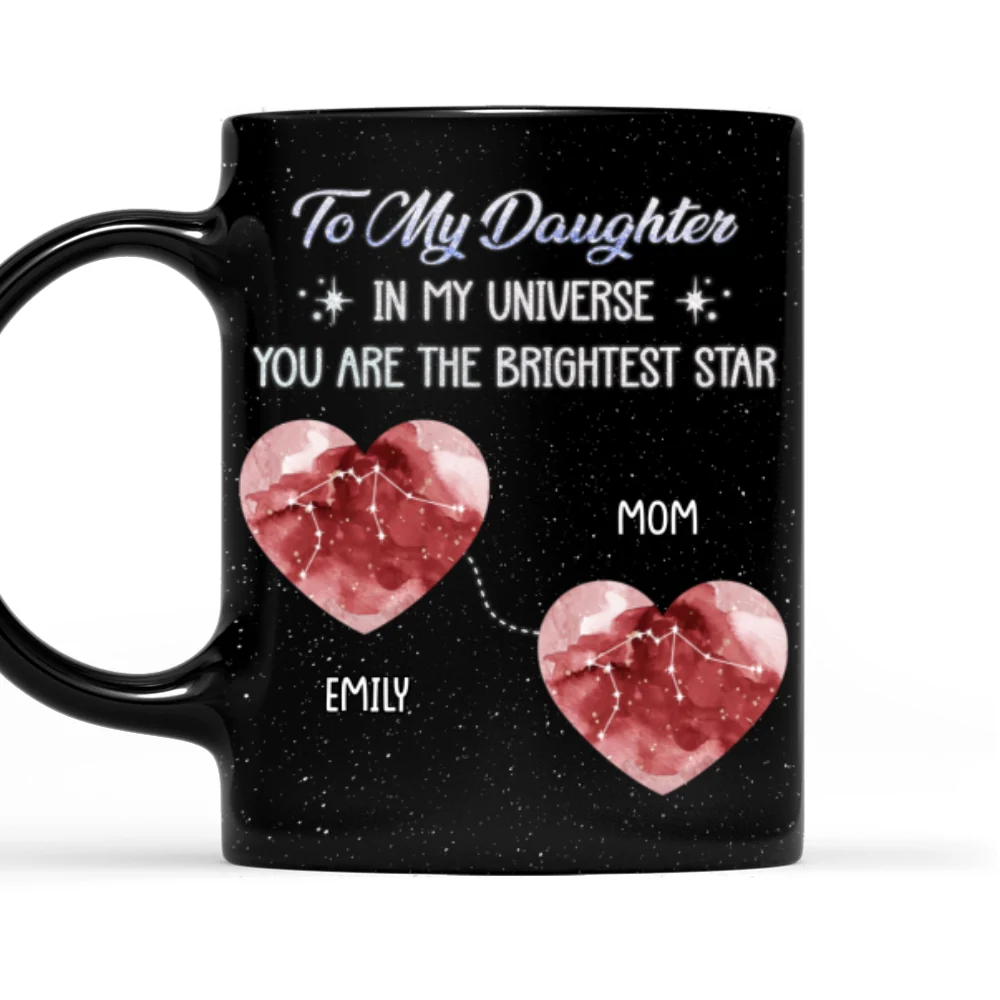 You Are The Brightest Star - Personalized Custom Coffee Mug - Image 6