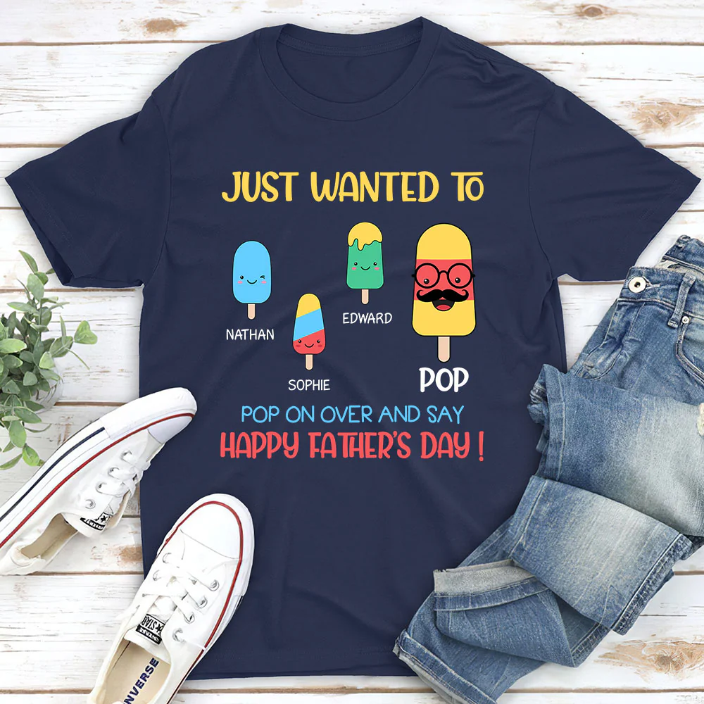 You Are The Coolest Pop - Personalized Custom Shirt - Image 3