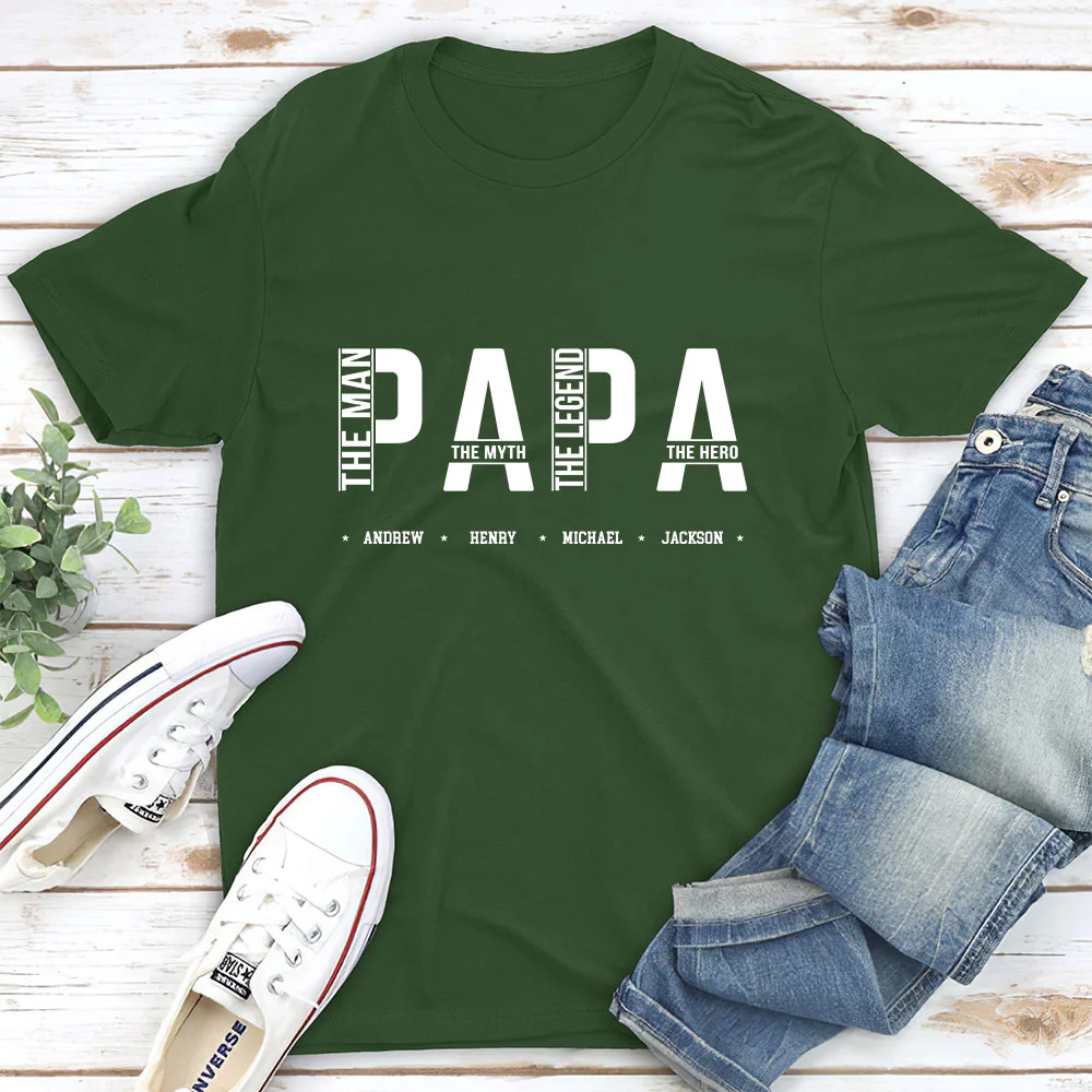 You Are The Legend The Hero - Personalized Custom Shirt - Image 2