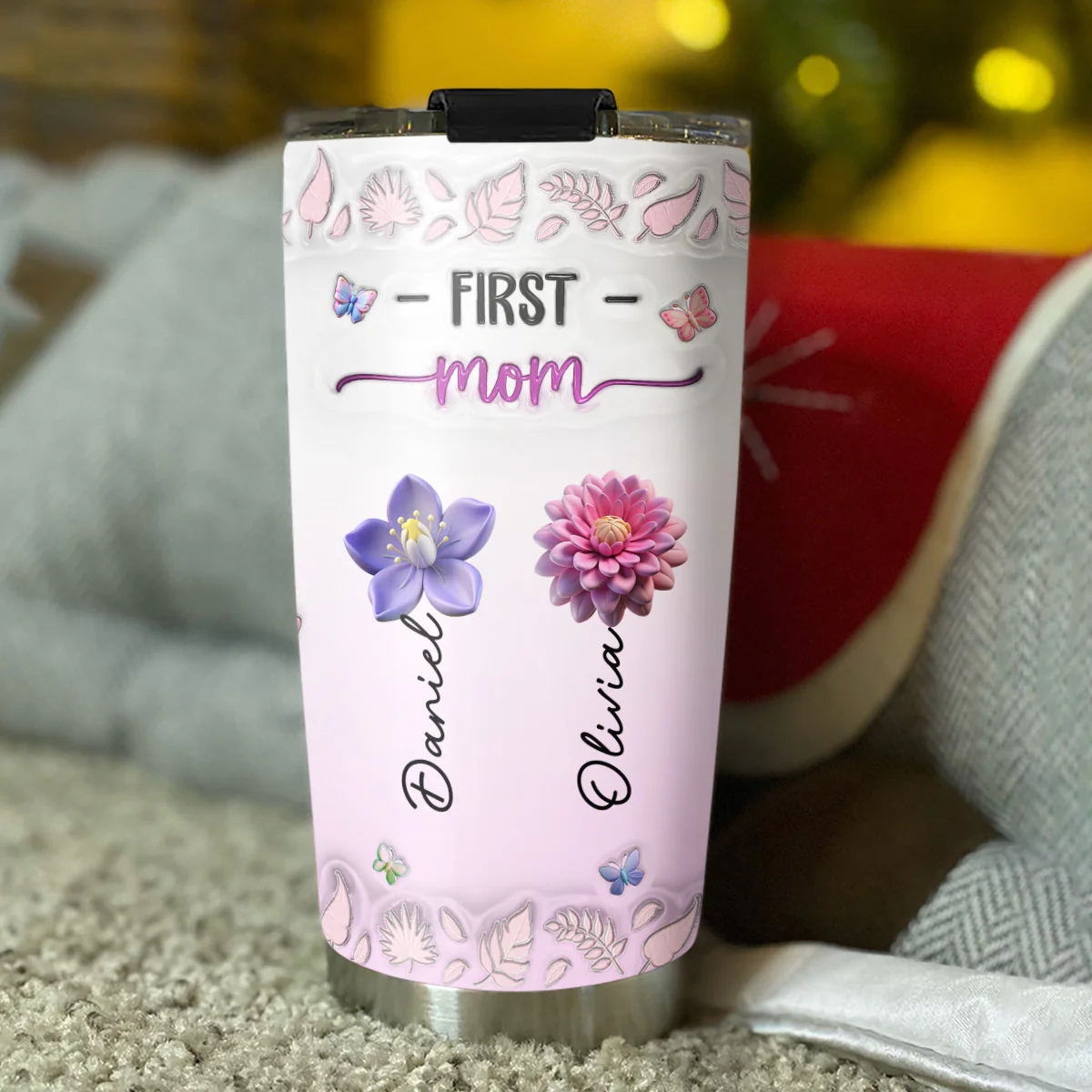 You Are The World To Me - Personalized Custom 3D Inflated Effect Tumbler - Image 5