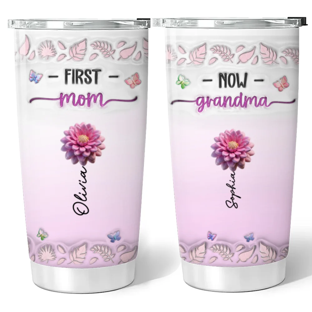 You Are The World To Me - Personalized Custom 3D Inflated Effect Tumbler - Image 6