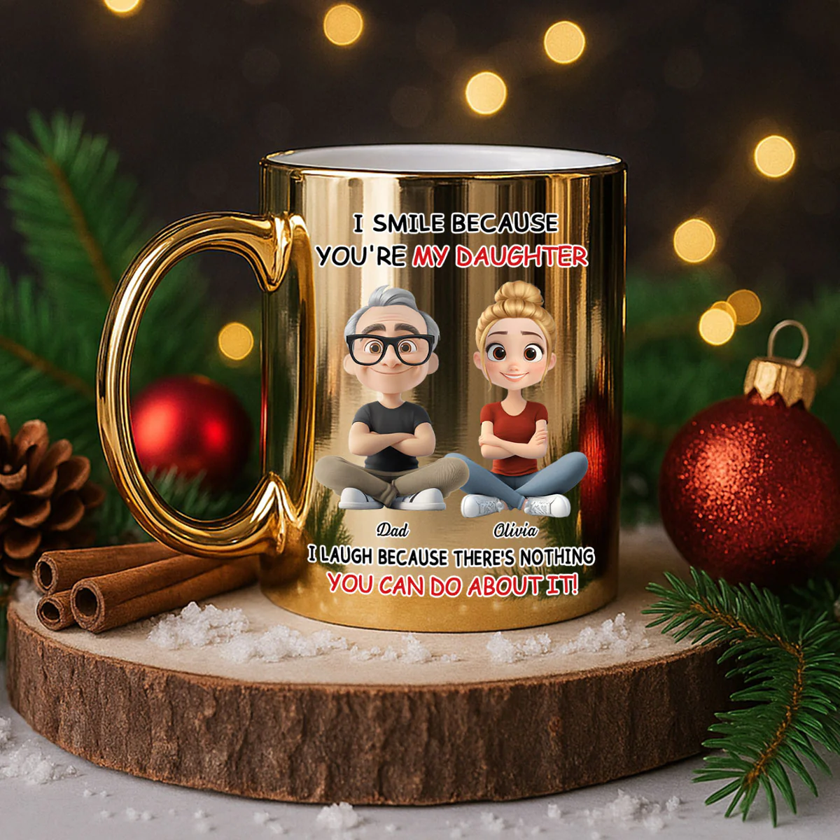 You Can Do About It - Personalized Custom Metallic Mug