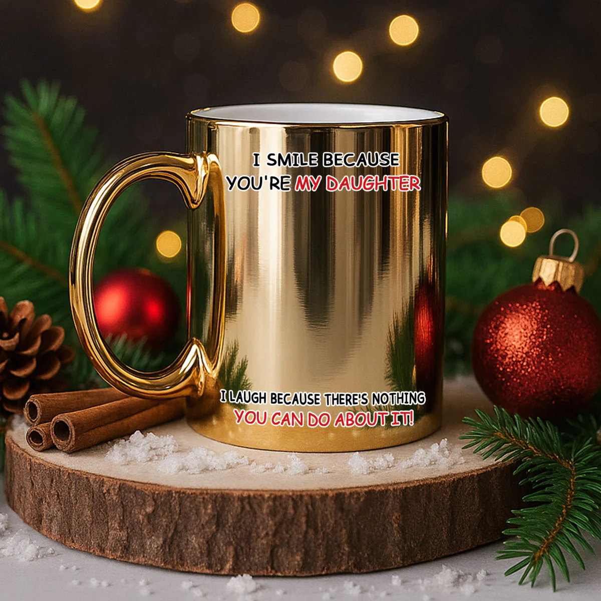You Can Do About It - Personalized Custom Metallic Mug - Image 2