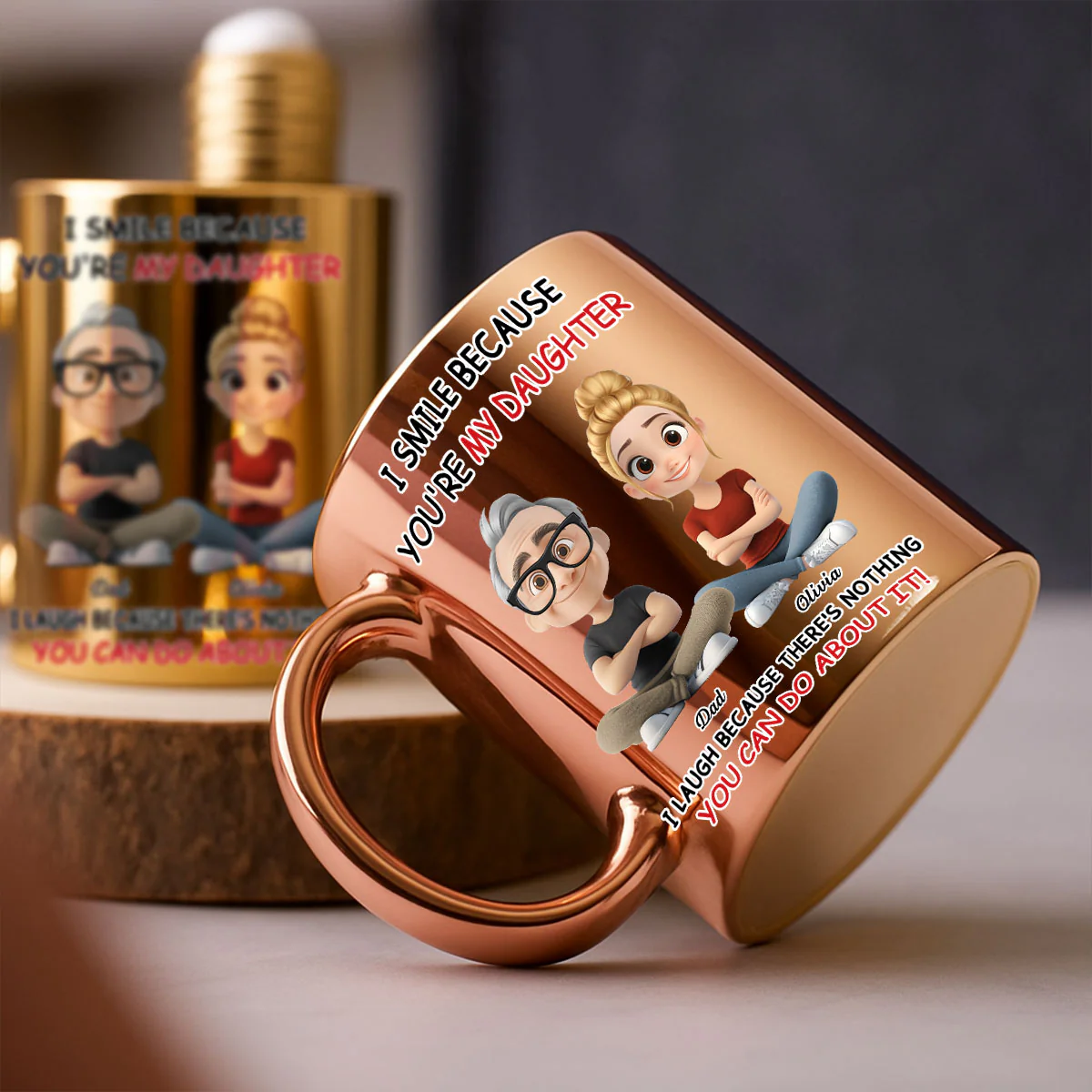 You Can Do About It - Personalized Custom Metallic Mug - Image 4