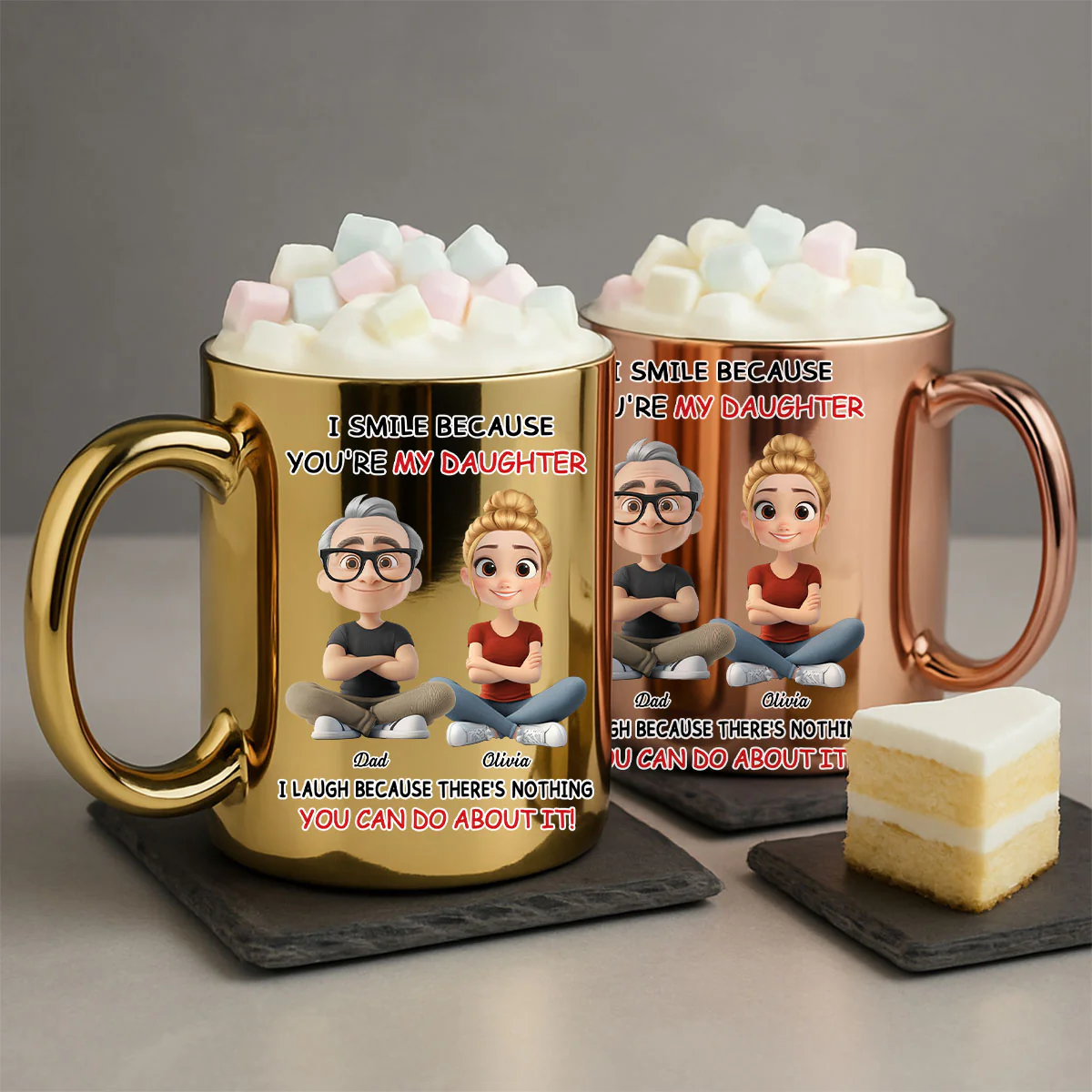 You Can Do About It - Personalized Custom Metallic Mug - Image 5