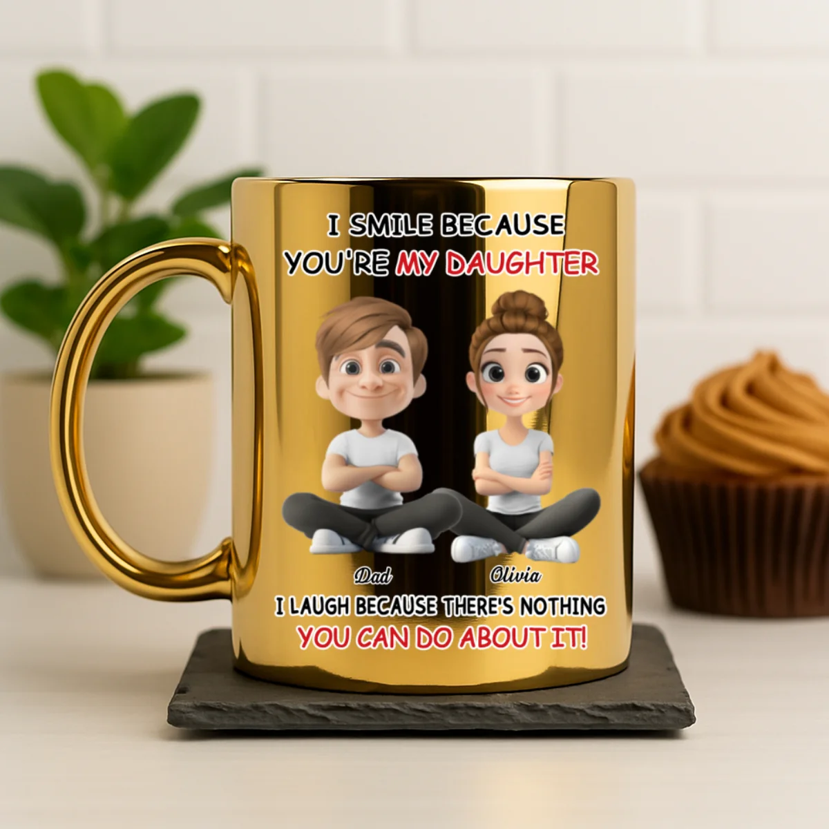 You Can Do About It - Personalized Custom Metallic Mug - Image 7