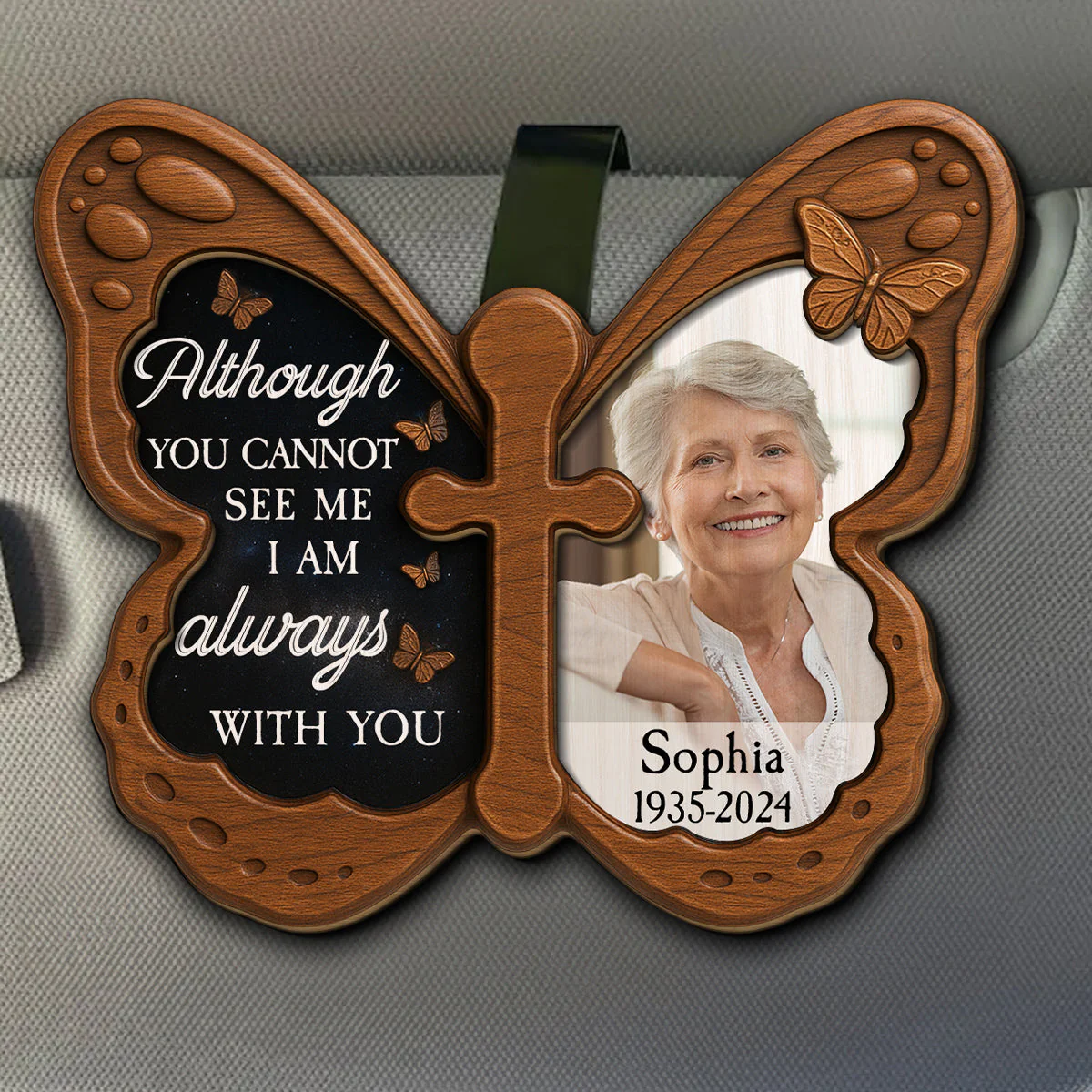 You Cannot See Me - Personalized Custom Car Visor Clip - Image 4