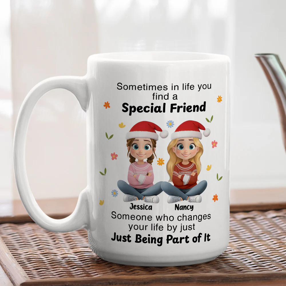 You Change My Life - Personalized Custom Coffee Mug - Image 3
