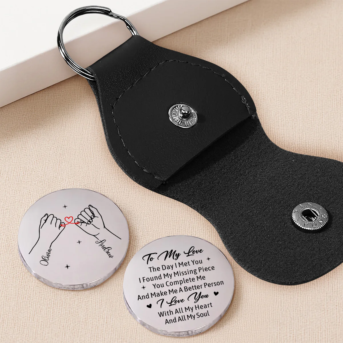 You Complete Me - Personalized Custom Pocket Hug - Image 2