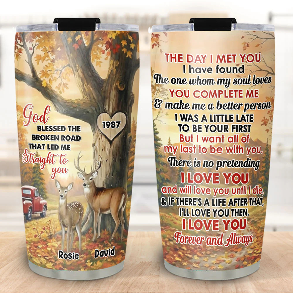 You Complete Me - Personalized Custom Tumbler - Image 2