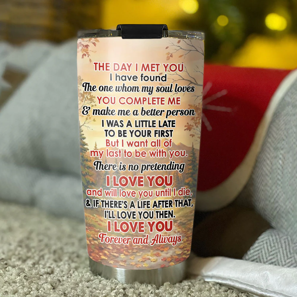 You Complete Me - Personalized Custom Tumbler - Image 3