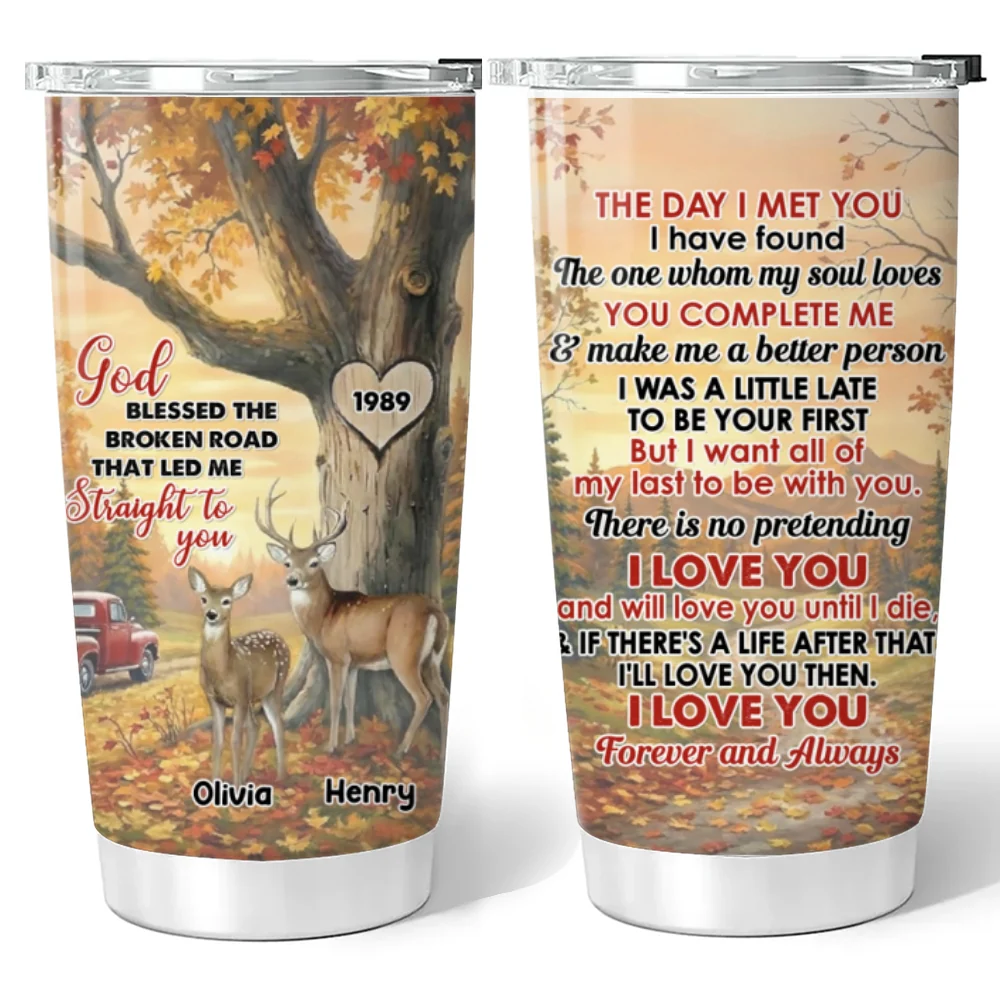 You Complete Me - Personalized Custom Tumbler - Image 6