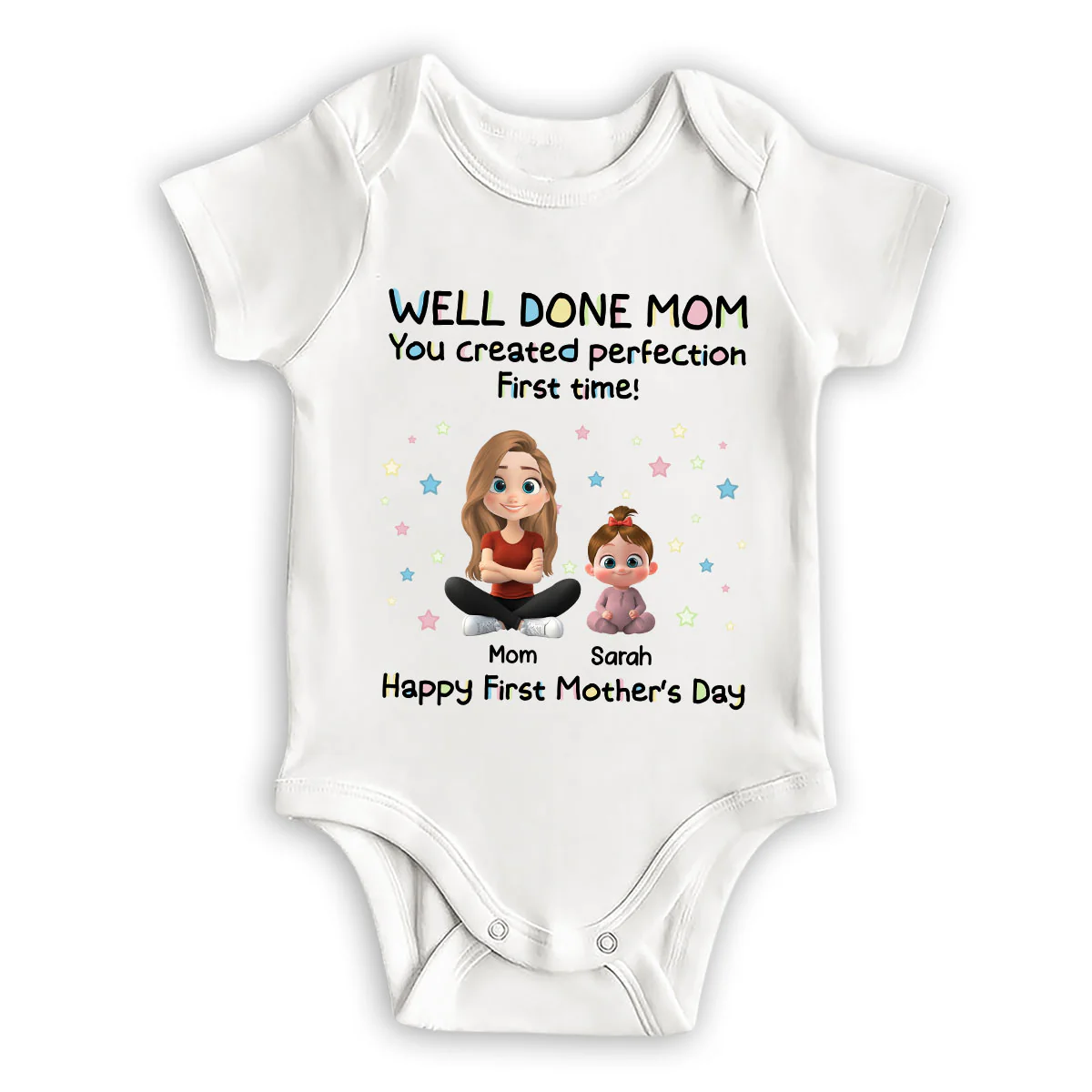 You Created Perfection - Personalized Custom Baby Onesie